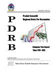 Produk Domestik Regional Bruto Kecamatan Kabupaten Toba Samosir Tahun 1999-2002